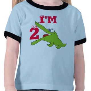 Funny Alligator 2nd Birthday T Shirt, Shirts
