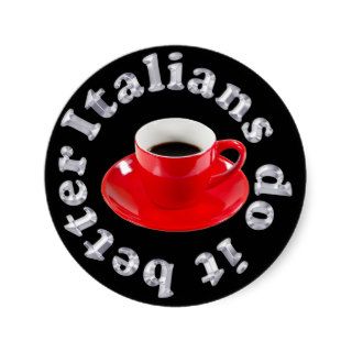 Cup of Coffee Sticker Template