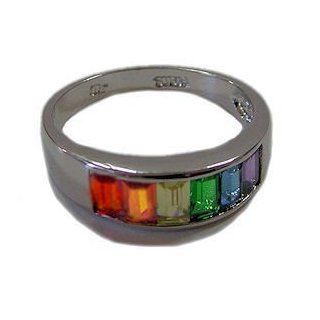 Gay Pride Ring Size 7 Jewelry
