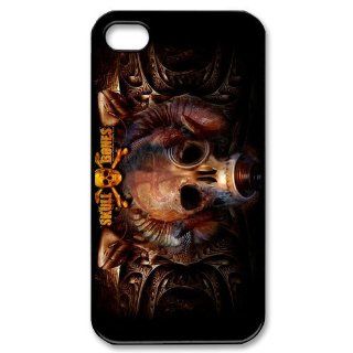 Custom Zombies Skull Cover Case for iPhone 4 4s LS4 3718 Cell Phones & Accessories