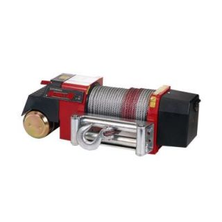 Husky 10 24 Volt DC Off Road Worm Drive Winch with Hawse Fairlead and 15 ft. Remote 2405