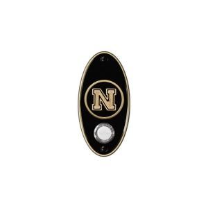 NuTone College Pride University of Nebraska Wireless Door Chime Push Button   Antique Brass CP2NEAB