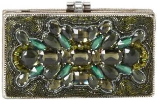 Mary Frances 12 461 Green Tea Novelty Clutch, Multi, One Size Evening Handbags Clothing