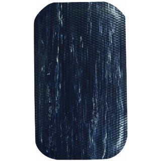 Andersen 448 Hog Heaven SBR/Nitrile Rubber Marble Top Anti Fatigue Floor Mat, Nitrile/PVC Rubber Cushion Backing, 6' Length x 4' Width, 5/8" Thick, Midnight Swirl