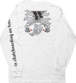 Girl X Wrench Pilot Trust Large Small Xlarge White Long Sleeve Sports & Outdoors