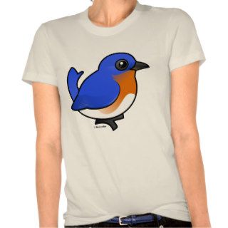 Cute Eastern Bluebird Tee Shirts