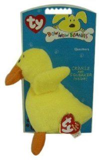 Ty Bow Wow Beanies Quackers the Duck Dog Toy Toys & Games