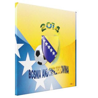 [700] World of Soccer 2014 Bosnia and Herzegovina Gallery Wrap Canvas