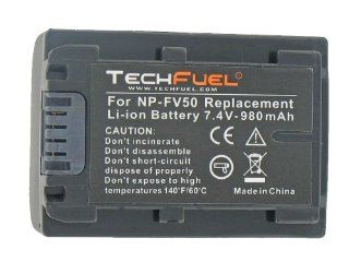 Sony NP FV30 Camcorder Battery   Premium TechFuel NP FV50 battery  Digital Camera Batteries  Camera & Photo