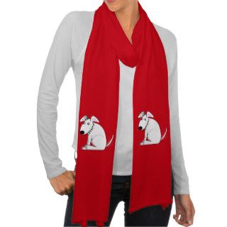 Happy dog cartoon scarf wraps