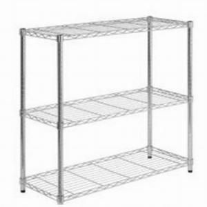 HDX 3 Tier 35.7 in. x 36.5 in. x 14 in. Wire Home Use Shelving Unit EH WSHDI 006