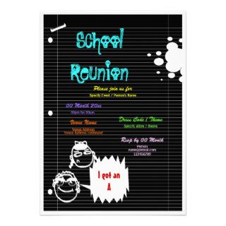 "School reunion" "back to school" fun party Invites
