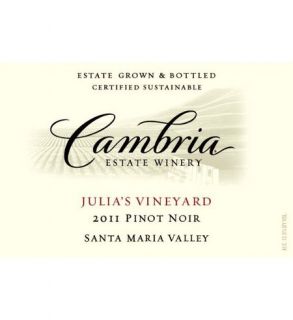 Cambria Julia's Vineyard Pinot Noir 2011 Wine