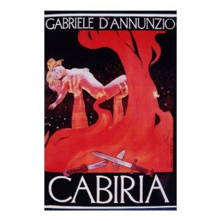 Giovanni Pastrone Cabiria Poster