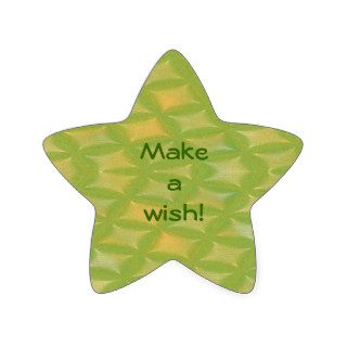 Make a Wish Star Stickers