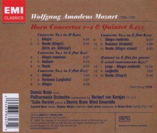 Mozart Horn Concertos Nos. 1 4 / Quintet, K.452 ~ Brain Music