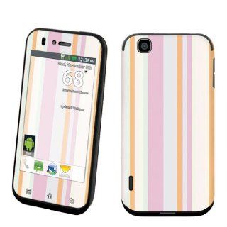 LG MyTouch E739 T Mobile Vinyl Decal Protection Skin Pink Stripes Cell Phones & Accessories
