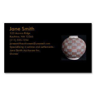 Acoma Pottery Business Card Template