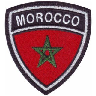 Morocco Crest Badge Flag Embroidered Sew On Patch 