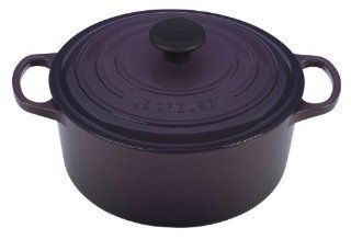 Le Creuset Signature Enameled Cast Iron 4 1/2 Quart Round French Oven, Cassis Kitchen & Dining