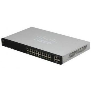 Cisco SG200 26P Gigabit PoE Smart Switch. SG200 26P SLM2024PT NA 26PORT GIGABIT POE SMART SWITCH STD SW. 26 Port   2 Slot   12, 12, 2 x 10/100/1000Base T   , 10/100/1000Base T   , 10/100/1000Base T   Power Over Ethernet   2 x SFP (mini GBIC) Slot Computer