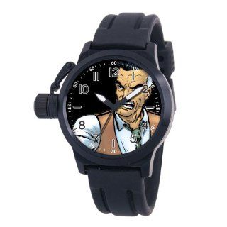 Marvel Comics Men's MA0707 D469 BlackRubber 'J. Jonah Jameson' Crown Protector Watches