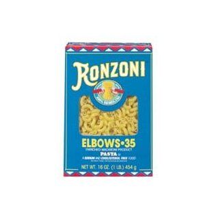 Ronzoni Elbow Macaroni, Elbows 35, 454g  Spaghetti Pasta  Grocery & Gourmet Food