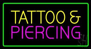 Tattoo and Piercing Neon Sign 20" Tall x 37" Wide x 3" Deep  Business And Store Signs 