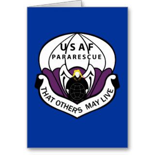 USAF Pararescue   That Others May Live Card