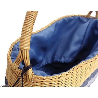 Women's Laugoa Lottie Blue/Natural Laugoa Fabric Bags