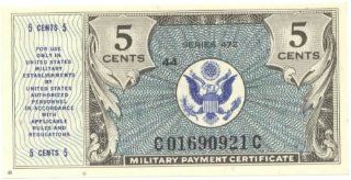 Military Payment Certificate ND (1948) 5 Cents Series 472, Pick M15  Collectible Coins  