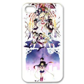 Custom Sailor Moon Cover Case for iPhone 4 4s LS4 3596 Cell Phones & Accessories