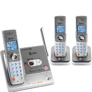 AT&T SL82318 DECT 6.0 Cordless Phone, Silver/Gray, 3 Handsets  Cordless Telephones  Electronics