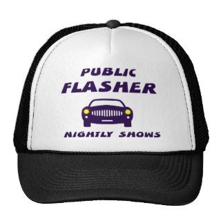 Public Flasher Mesh Hat