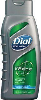 Dial for Men Hydrating Body Wash, Full Force 16 fl oz (473 ml)  Bath And Shower Gels  Beauty