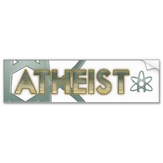 Atheist (American atheist symbol) Bumper Sticker