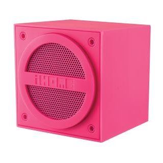 iHome Bluetooth Rechargeable Mini Speaker Cube   Pink (iBT16PC)   Players & Accessories