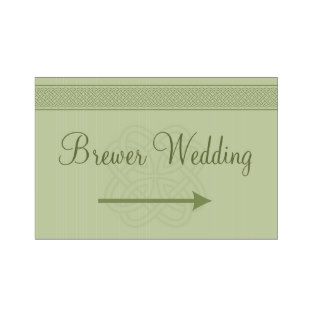 Wedding Reception Parking Direction Welcome Sign