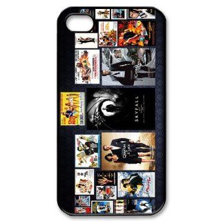Custom James Bond Cover Case for iPhone 4 4s LS4 2224 Cell Phones & Accessories