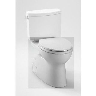 TOTO CT474CEFG#01 Vespin II Double Cyclone Het Bowl ONLY with Sanagloss, Cotton White   Toilet Bowls  