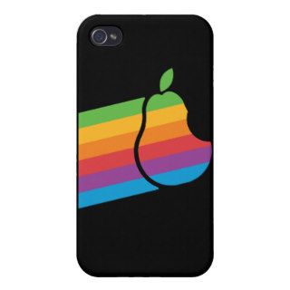 Pear   Retro Parody iPhone 4 Cases