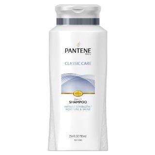 Pantene Pro V Classic Care Daily Shampoo 25.4 Fluid Ounce (Pack of 2) (packaging may vary)  Hair Shampoos  Beauty