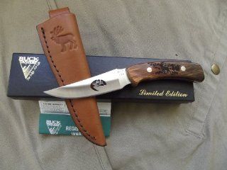 Buck Knives 475 Limited Edition Laser Cut Elk Profile Blade B475 EP 0  Hunting Fixed Blade Knives  Sports & Outdoors