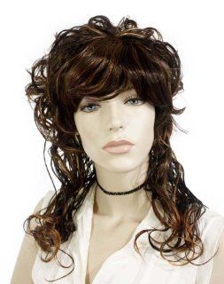 19 inch Off Black, Dark Auburn, Strawberry Blonde synthetic wig  Hair Replacement Wigs  Beauty