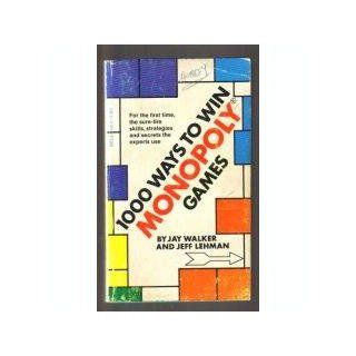 1000 Ways to Win Monopoly Games Jay Walker 9784400481218 Books