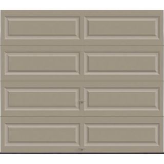 Clopay Premium Series 8 ft. x 7 ft. 12.9 R value Intellicore Insulated Solid Sandstone Garage Door with Exceptional HDPL13_ST_SOL