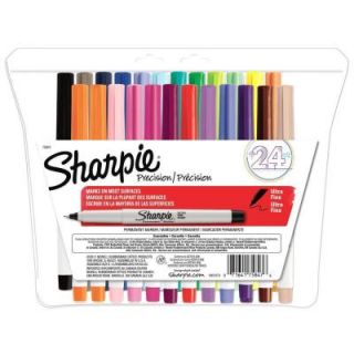 Sharpie Assorted Colors Ultra Fine Point Permanent Marker (24 Pack) 75847