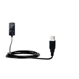 Classic Straight USB Cable suitable for the Sony Walkman NWZ E463 E465 with Power Hot Sync and Charge Capabilities   Uses Gomadic TipExchange Technology  Players & Accessories