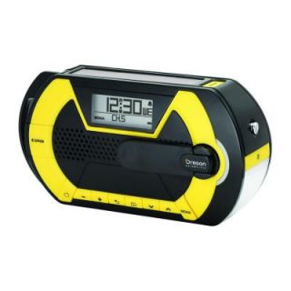 Oregon Scientific Multi Powered Handheld Emergency Alert Radio with LED Flashlight WR202