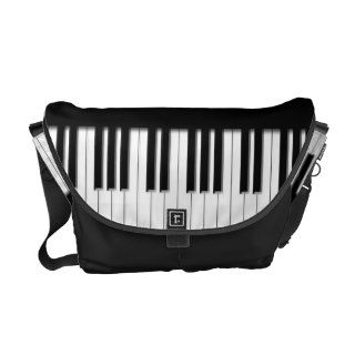 Piano Keyboard Keys Courier Bags